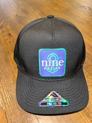 BRANDED HAT 9 PATCH BLUE/TURQ