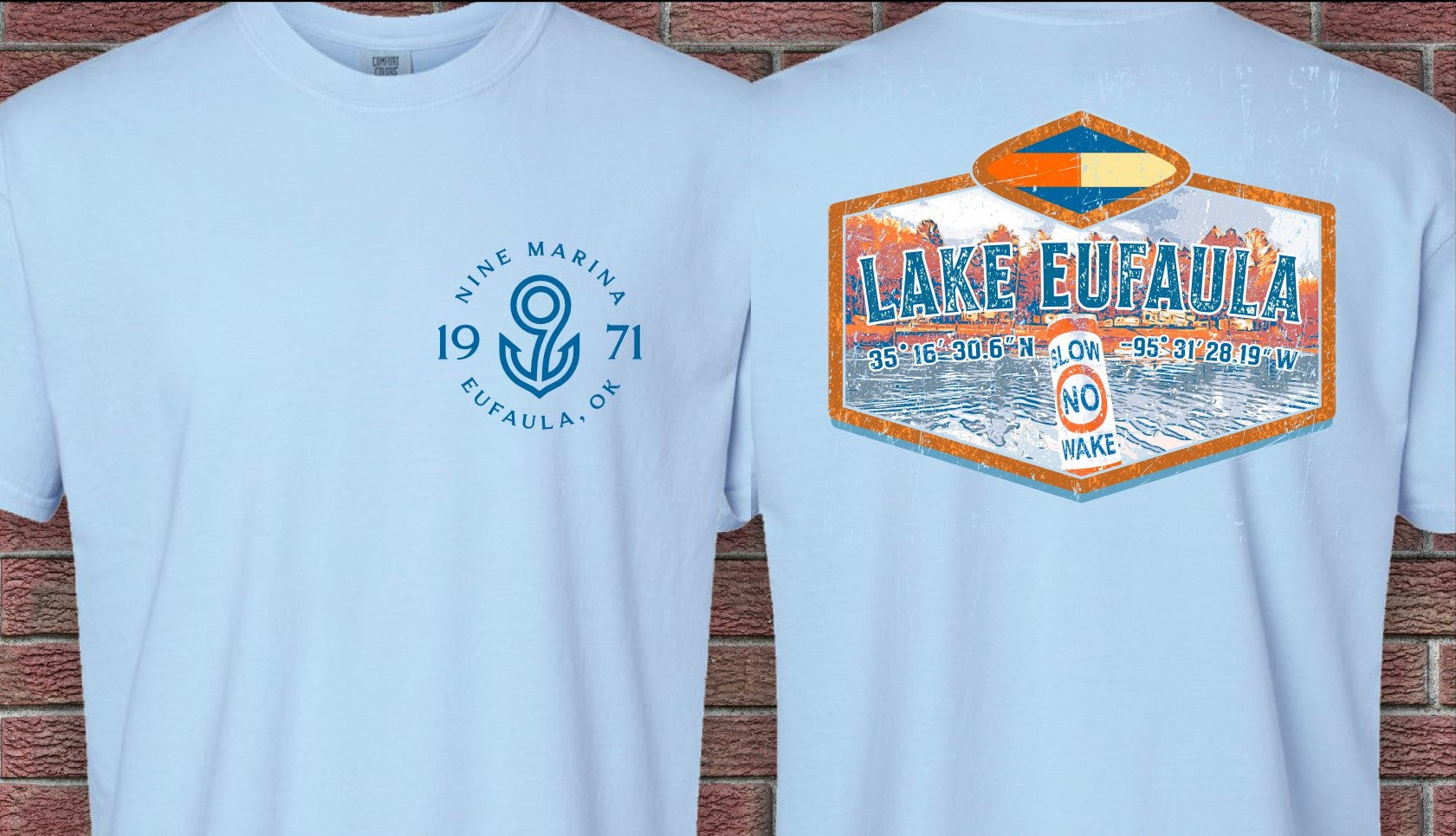 BRANDED TEE - VINTAGE NO WAKE COORDINATES