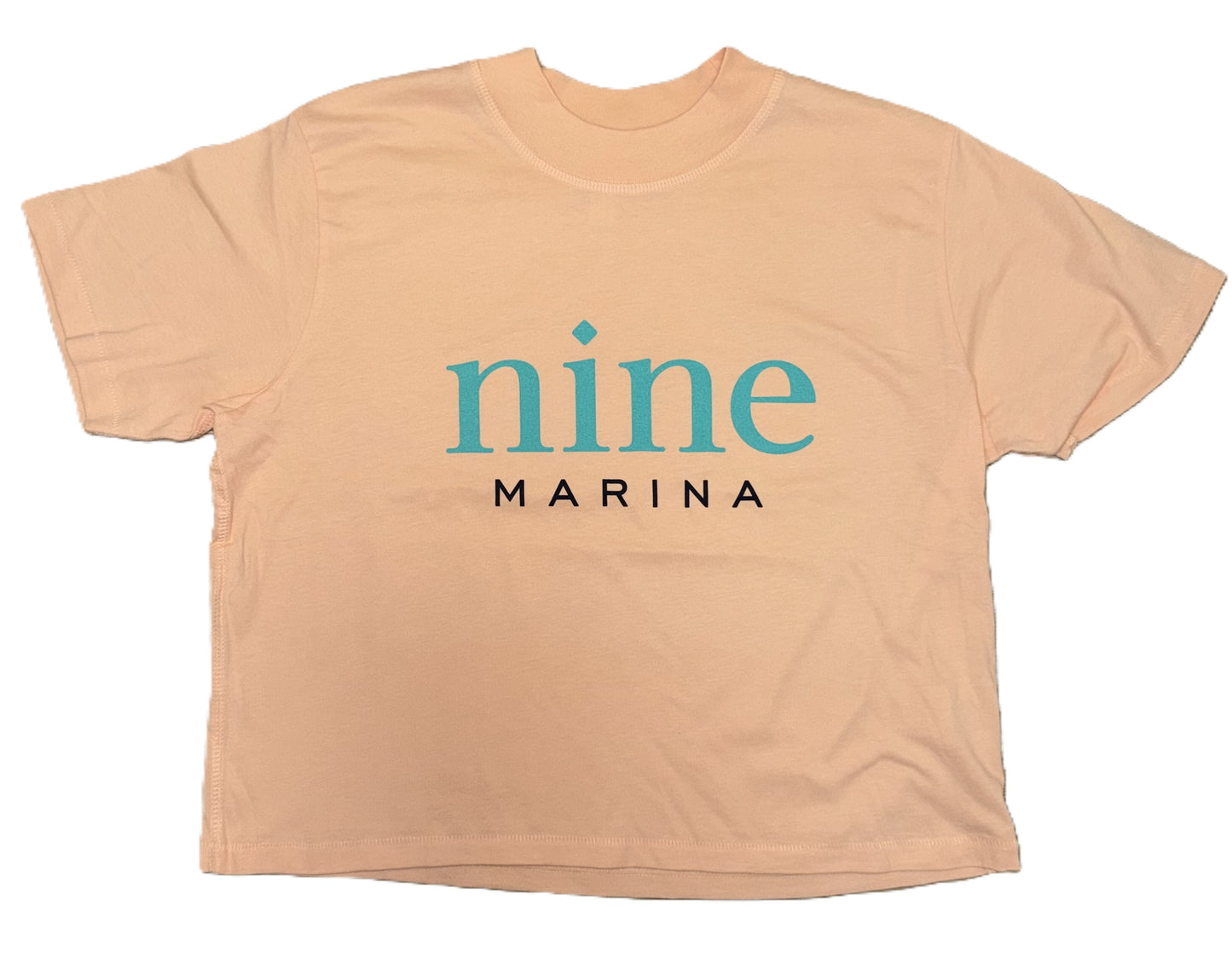 BRANDED - NINE MARINA STACKED CROP OAT/PEACHY