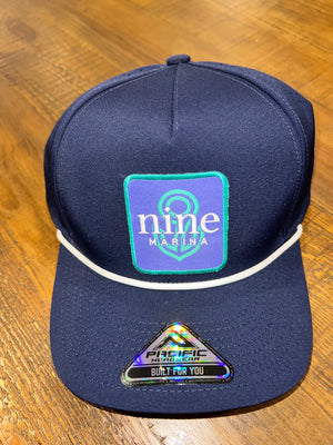 BRANDED HAT 9 PATCH BLUE/TURQ