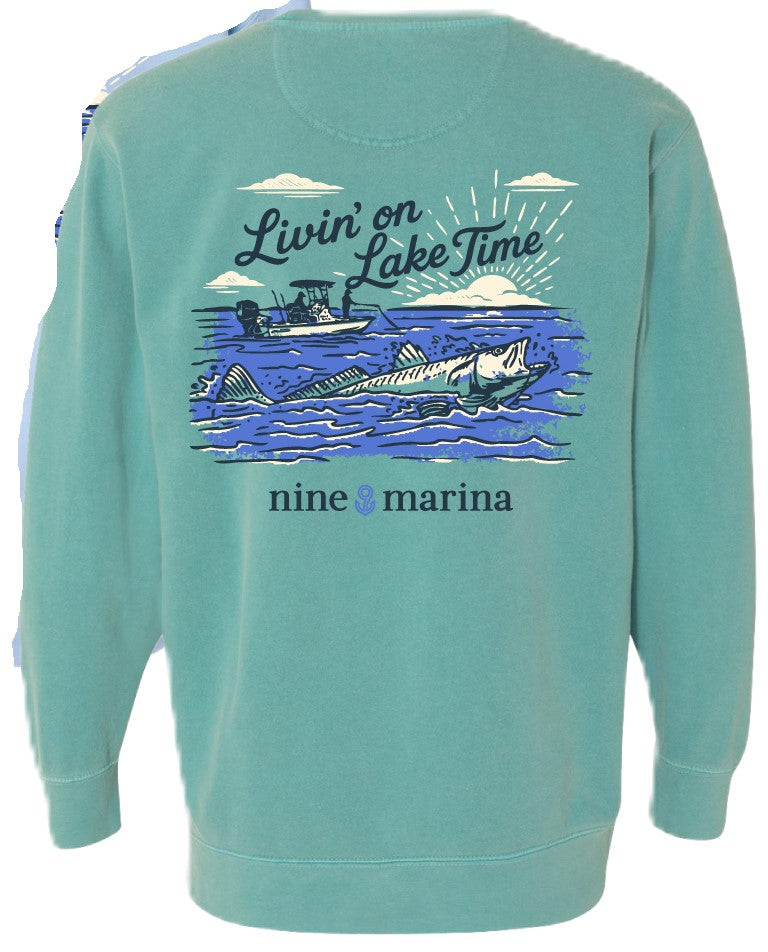 HOODIE & SWEATSHIRT '25 - FISHING SCENE LAKE TIME