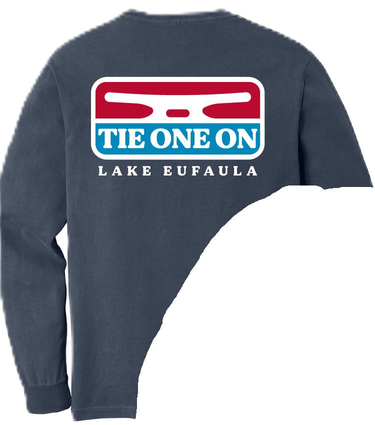 LONGSLEEVE '25 - TIE ONE ON NAVY/RED LONGSLEEVE