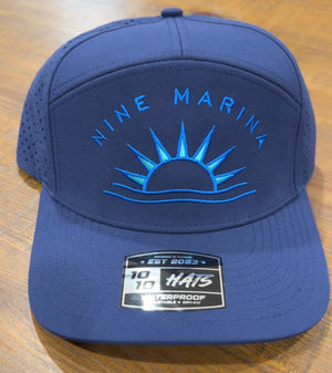 BRANDED 1010 - NINE W/ SUNSET WAVES EMBROIDERED