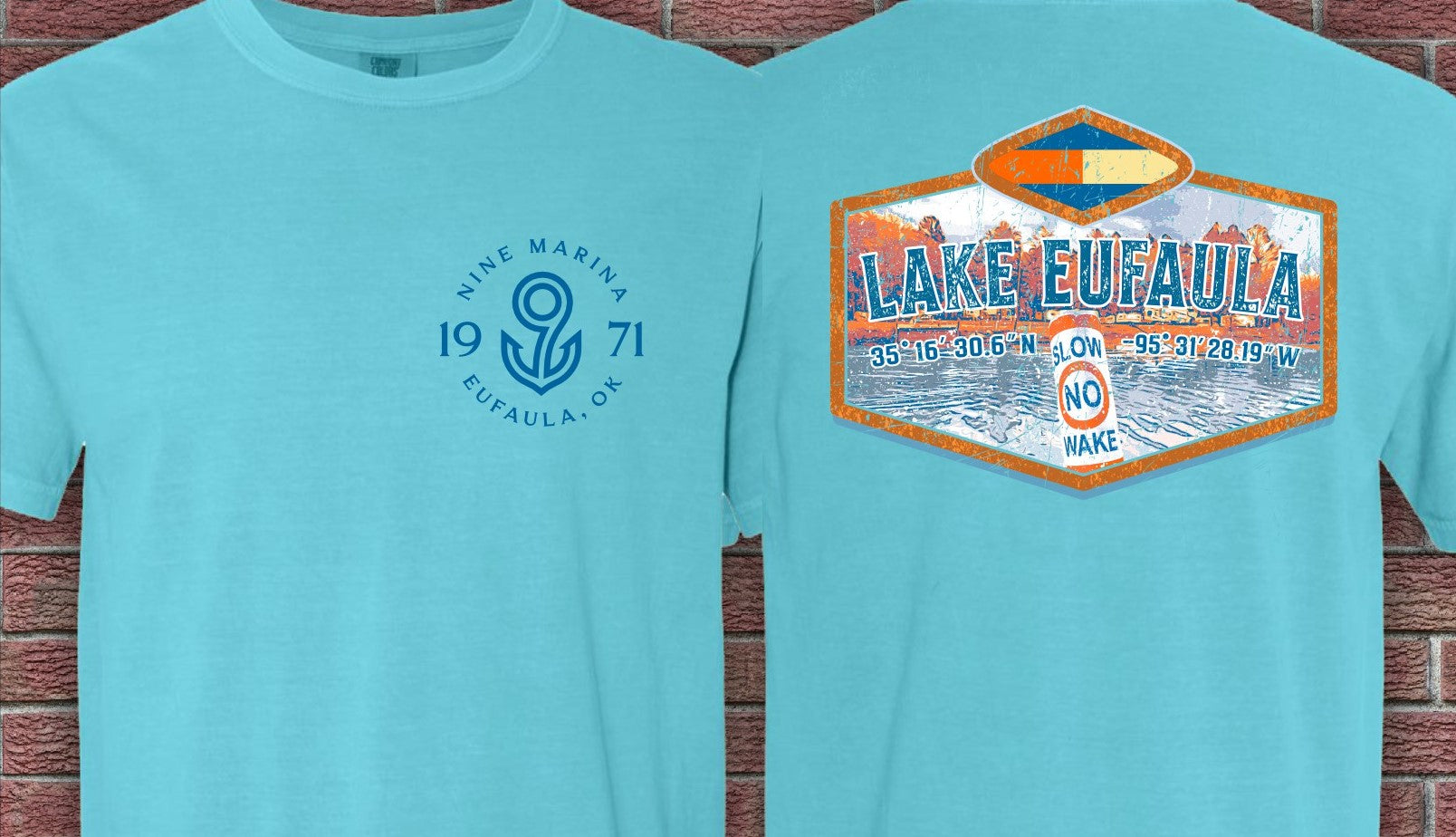BRANDED TEE - VINTAGE NO WAKE COORDINATES