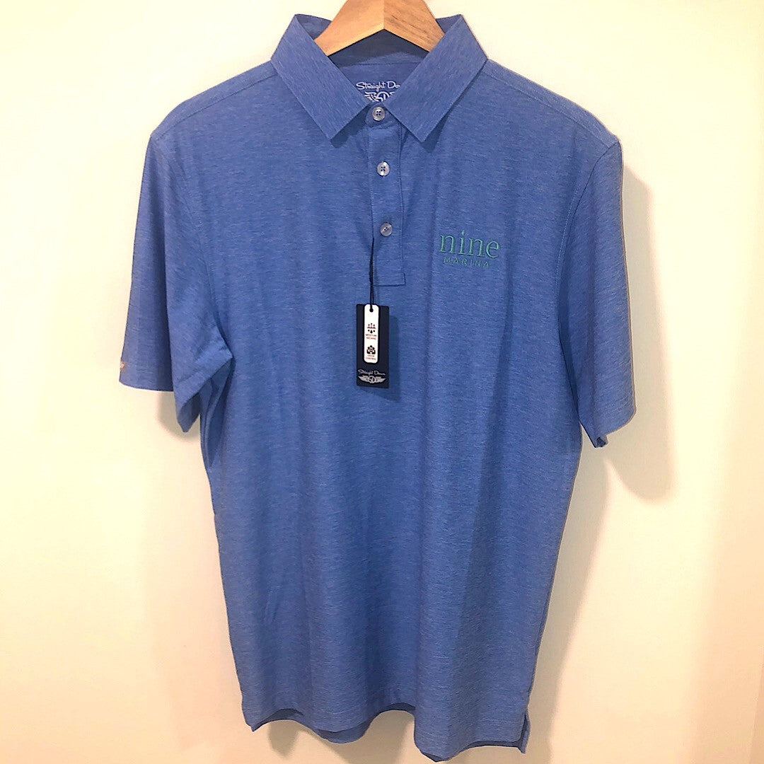 STRAIGHT DOWN POLO BLUE