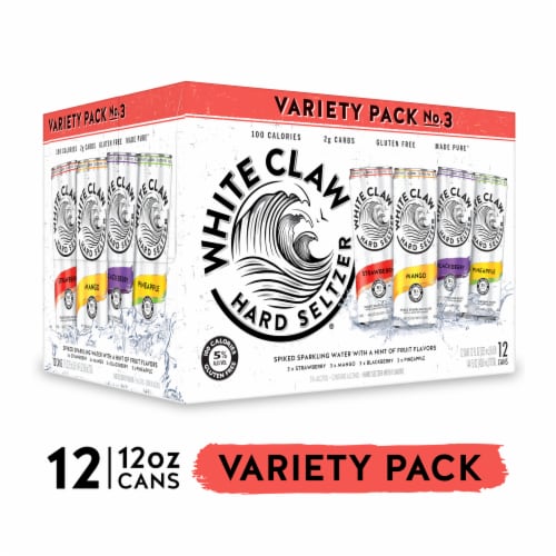 WHITE CLAW - NO. 3 VARIETY 12PK