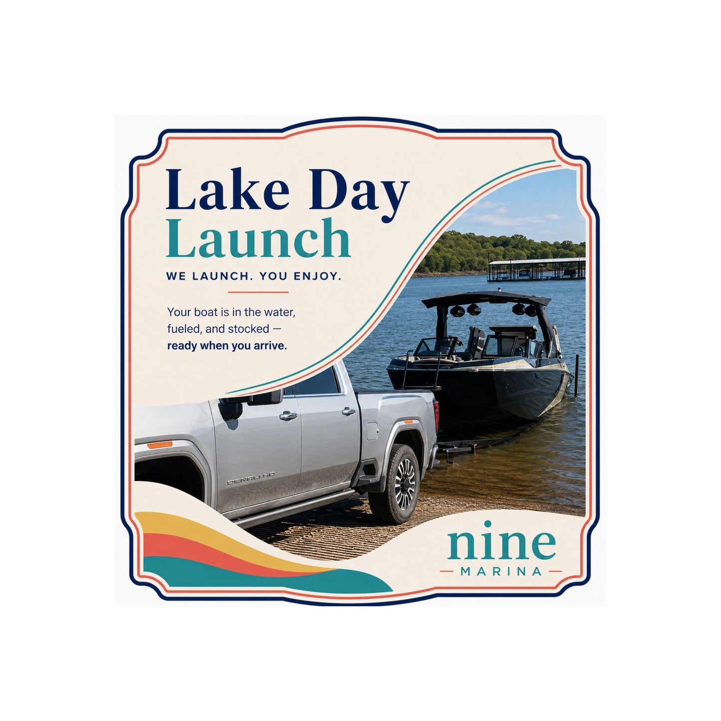 LAKE DAY - LAUNCH
