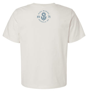 BRANDED TEE - AMERICA THE BEAUTIFUL BOXY DNM/WHT