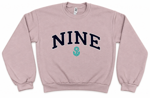 WINTER '26 - BLOCK NINE 9 CROPPED SWEATSHIRT