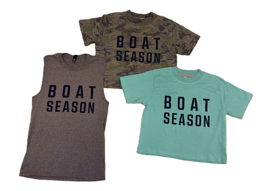 BRANDED - BOAT SEASON 9 CROP/MUSCLE SHIRT