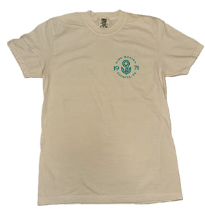 BRANDED - NO CRYING ON THE BOAT T-SHIRTS CREAM & BUTTER
