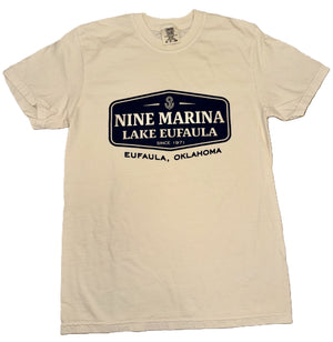 BRANDED - 1971 FILL LABEL T-SHIRT ICE BLUE & IVORY