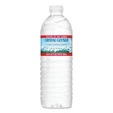 CRYSTAL GEYSER WATER BOTTLE