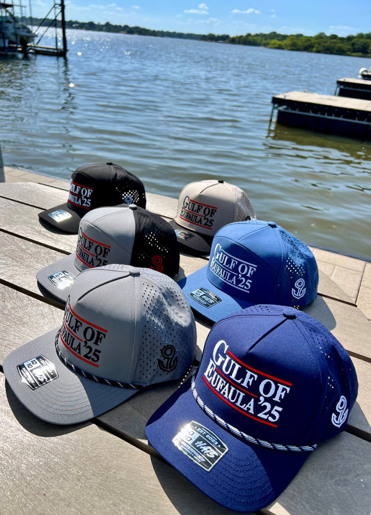 GULF OF EUFAULA W/ 9 LOGO HAT