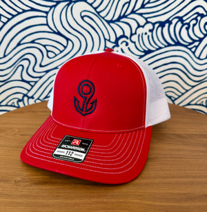 BRANDED - HAT 112 9 ANCHOR EMBROIDERED RICHARDSON