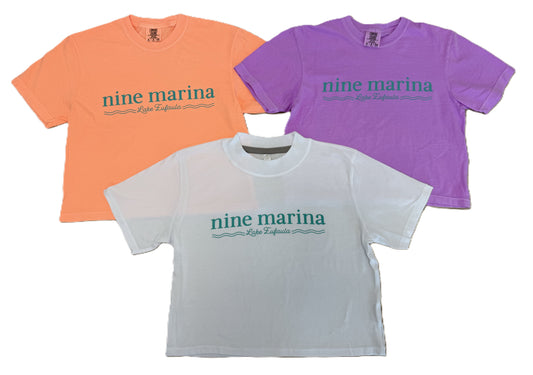BRANDED - 9 LAKE EUFAULA WAVES BOXY TEE'S