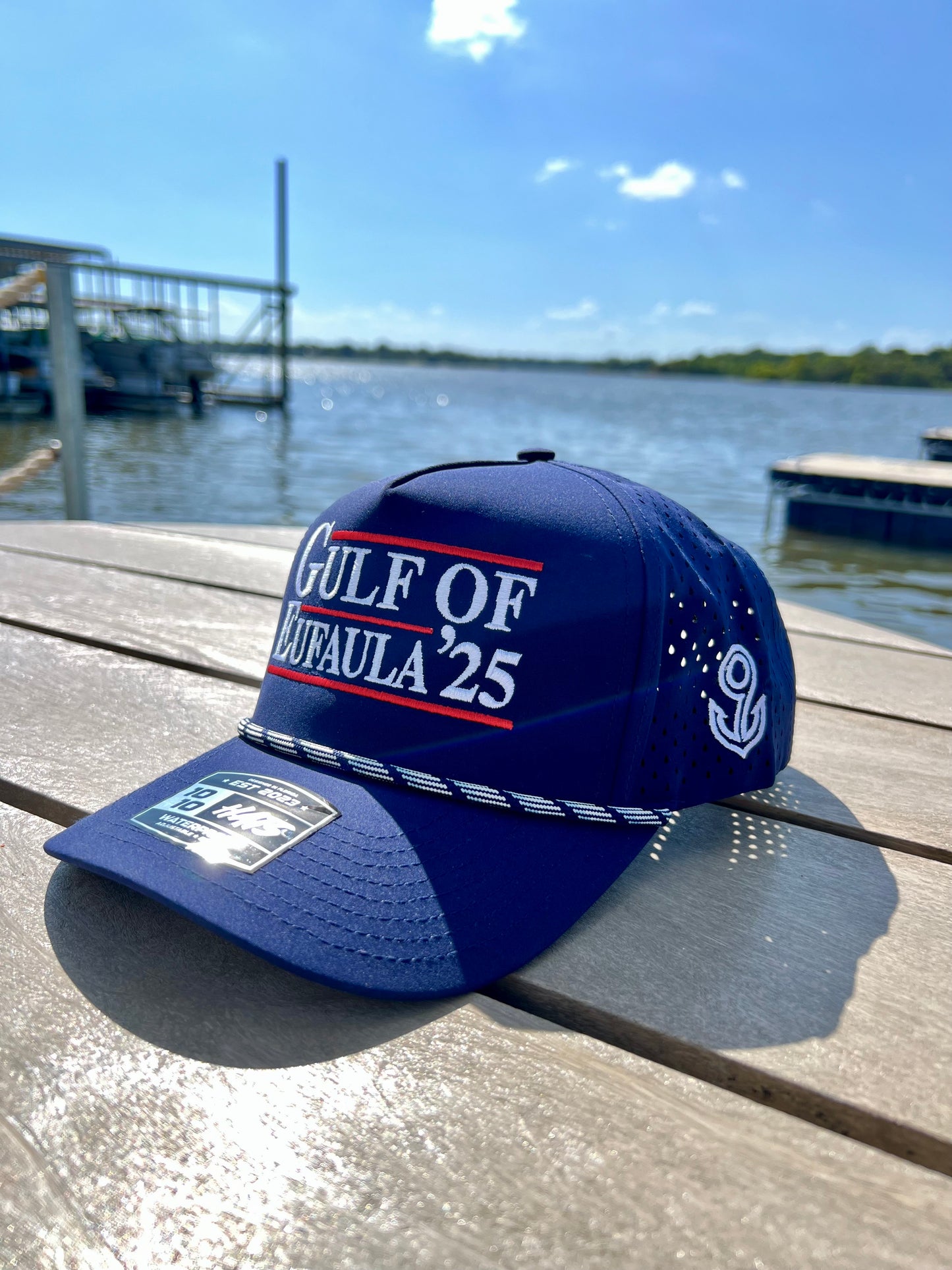 GULF OF EUFAULA W/ 9 LOGO HAT
