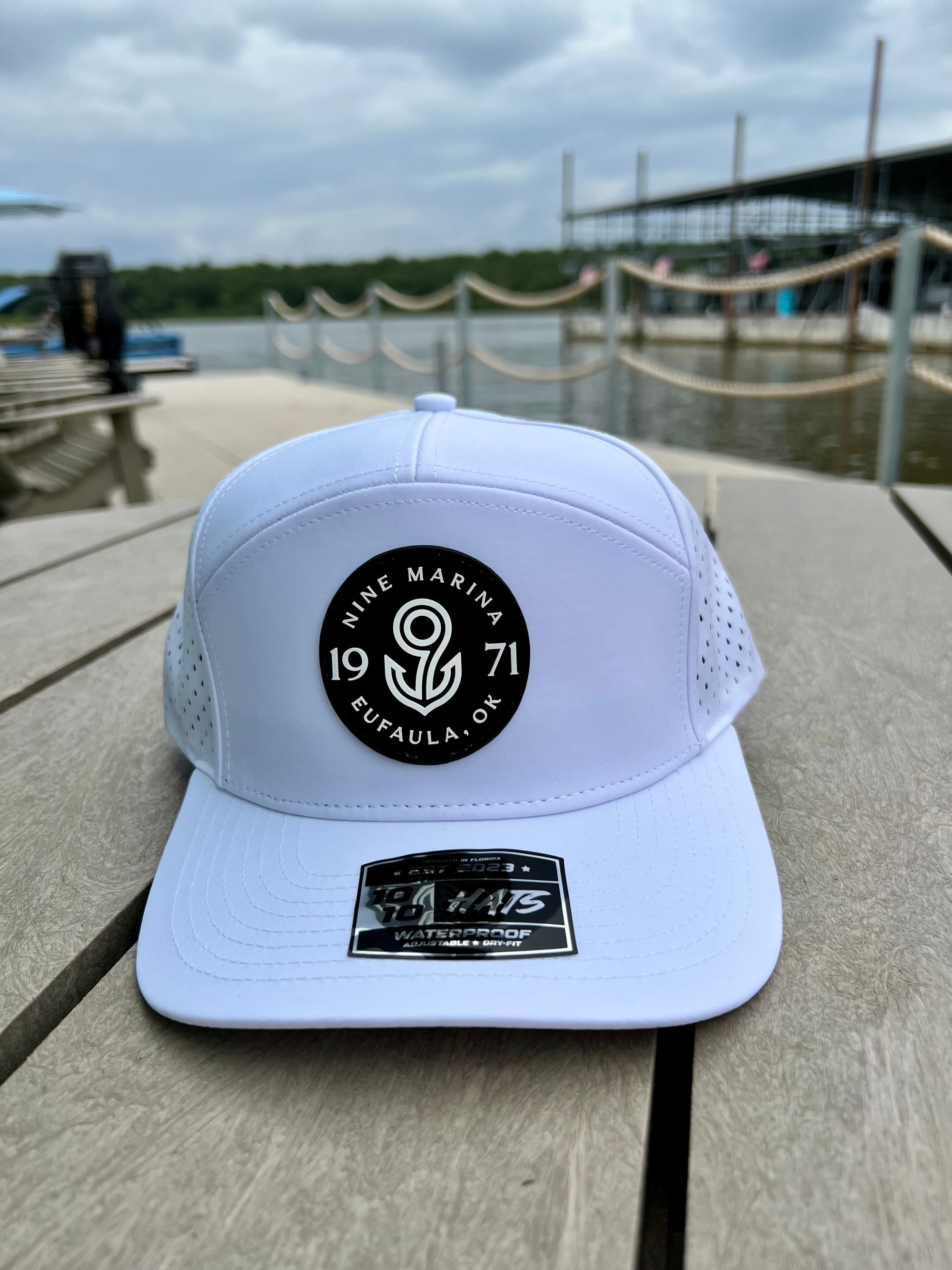 1010 - BLACK RUBBER BADGE HAT