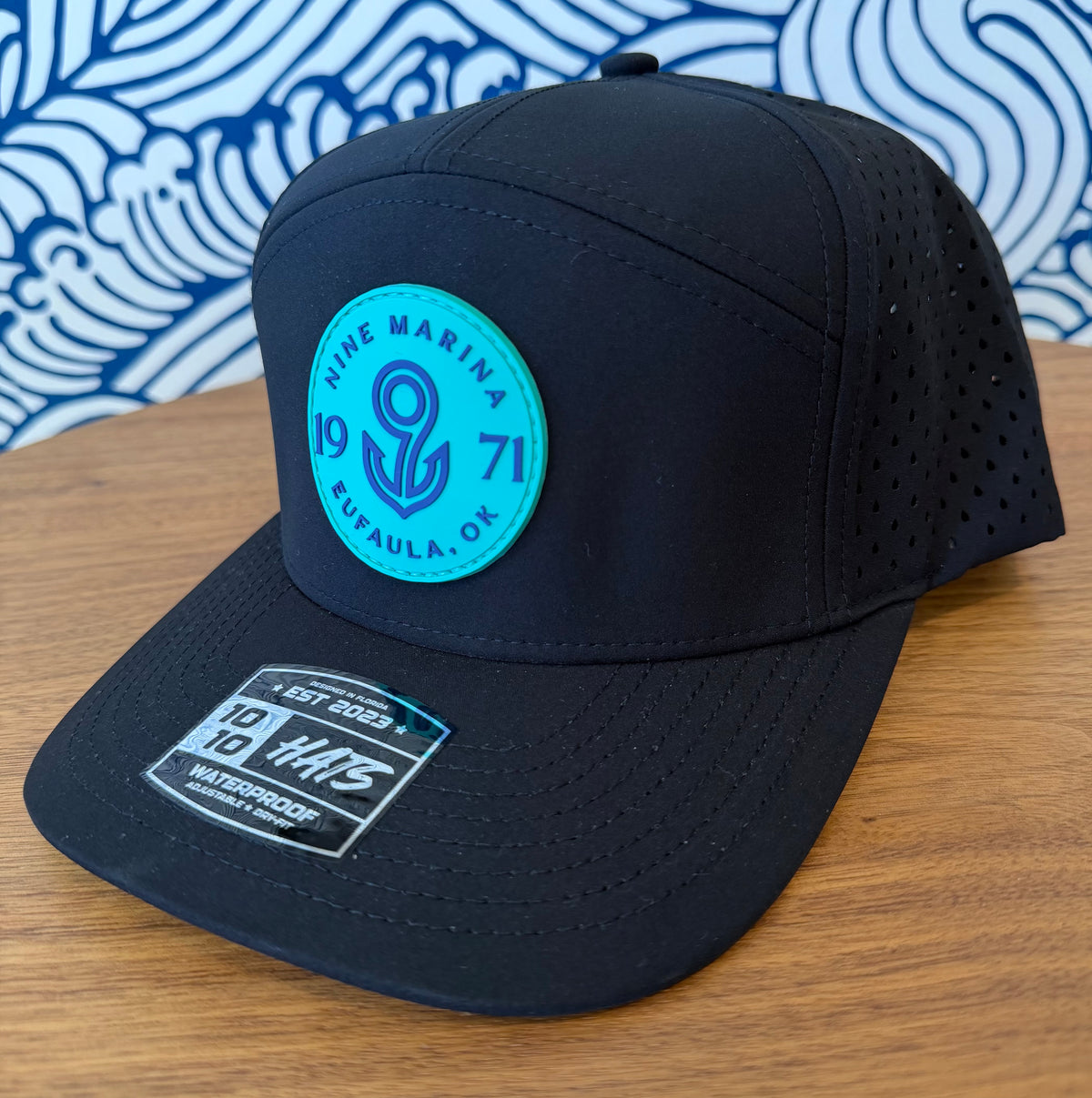 1010/26 - PVC TURQ 9 BADGE 7 PANEL
