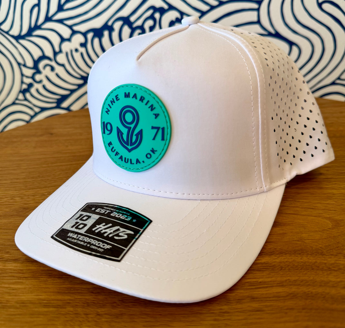 1010/26 - PVC TURQ 9 BADGE 5 PANEL