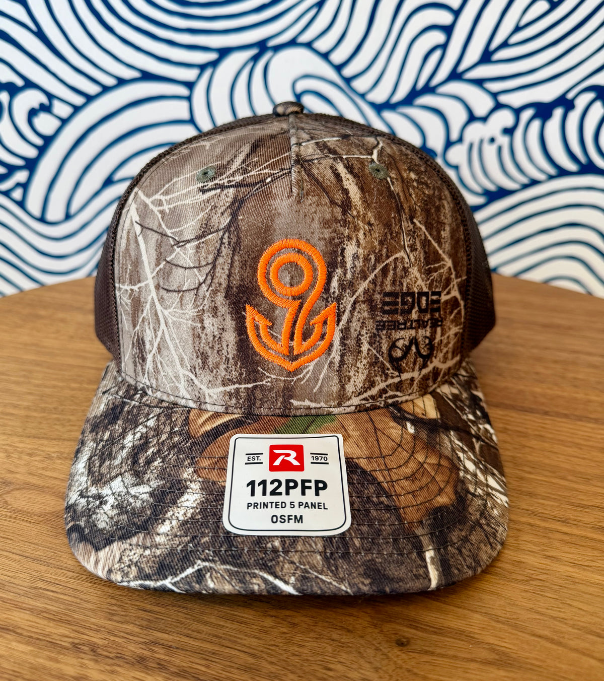 REALTREE CAMO & ORANGE 9 HAT