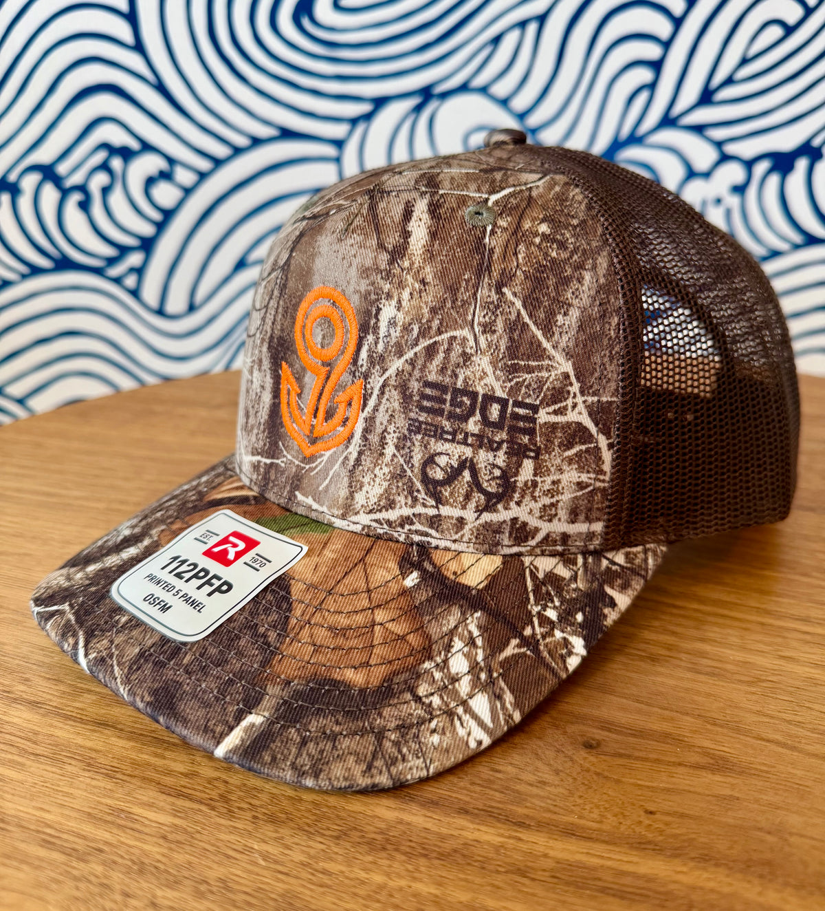 REALTREE CAMO & ORANGE 9 HAT