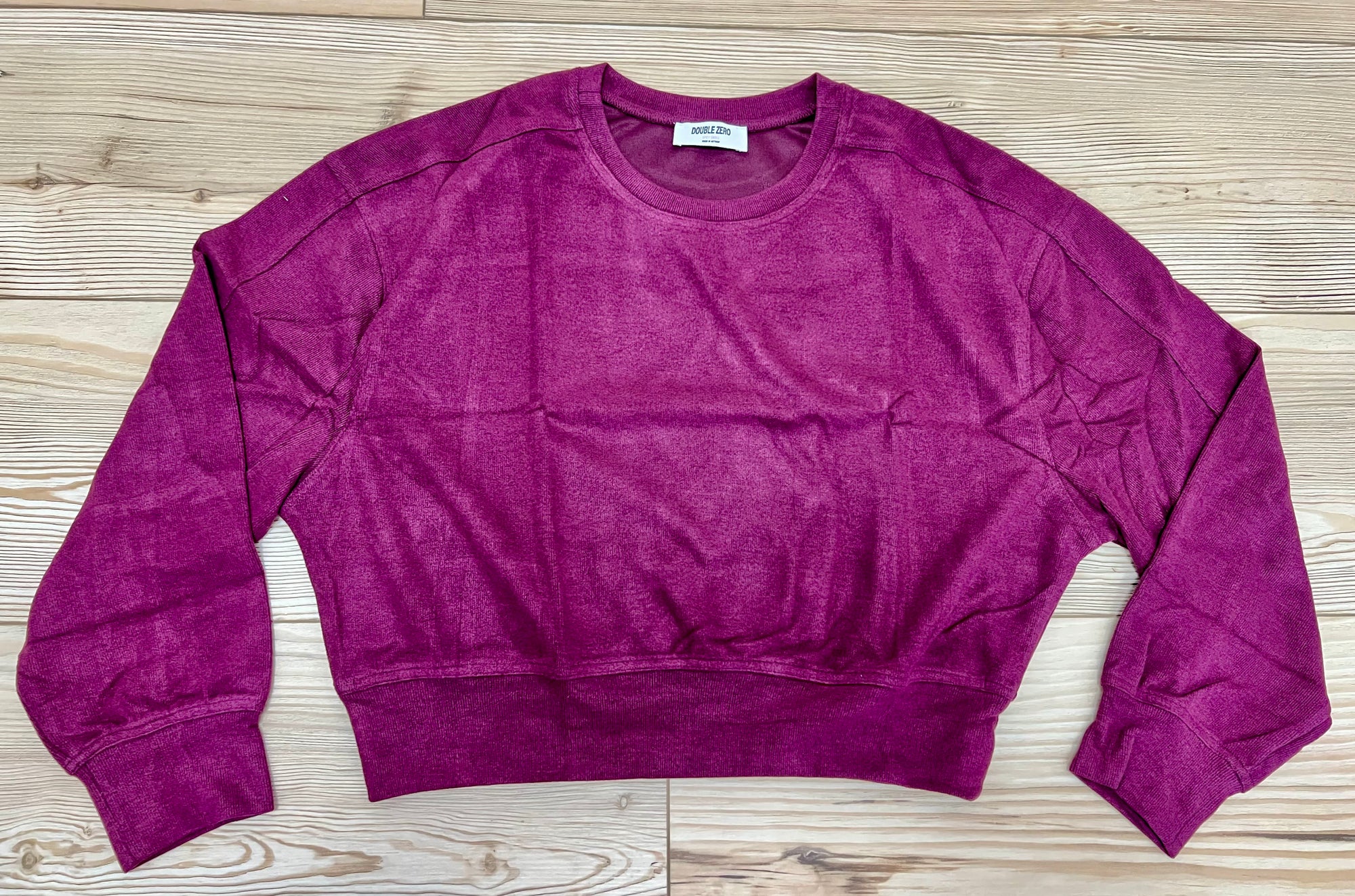 HYFVE - SOFT COTTON SWEATER CHERRY & MOCHA