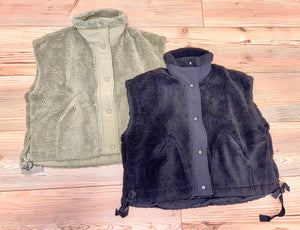 HYFVE - WOOL VEST BLACK & OLIVE