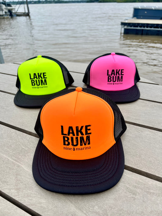 BRANDED HAT - LAKE BUM NEONS/BLACK