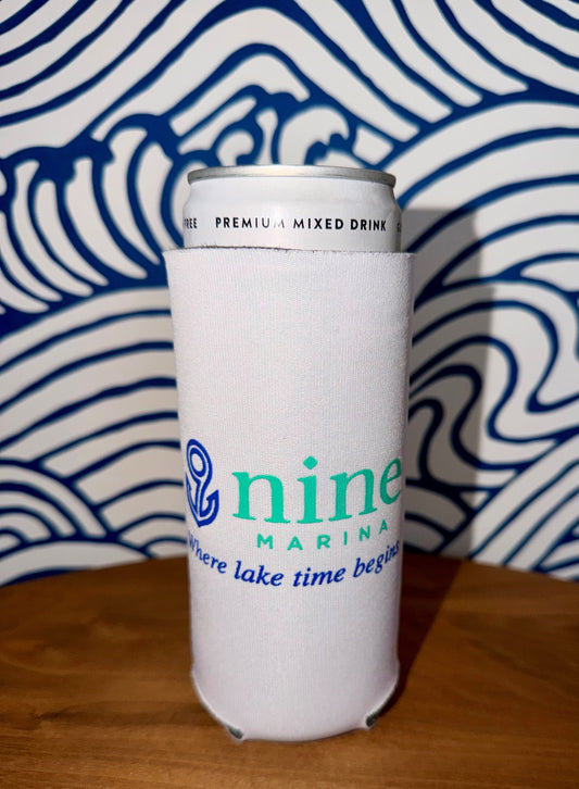 KOOZIE - SLIM WHERE LAKE TIME BEGINS NINE