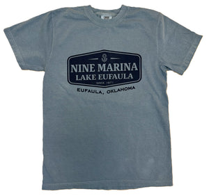 BRANDED - 1971 FILL LABEL T-SHIRT ICE BLUE & IVORY