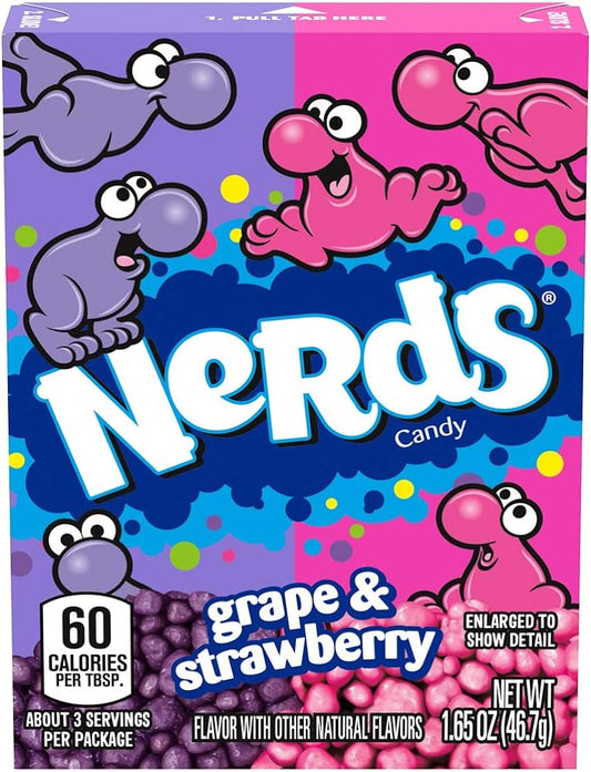NERDS GRAPE/STRAWBERRY