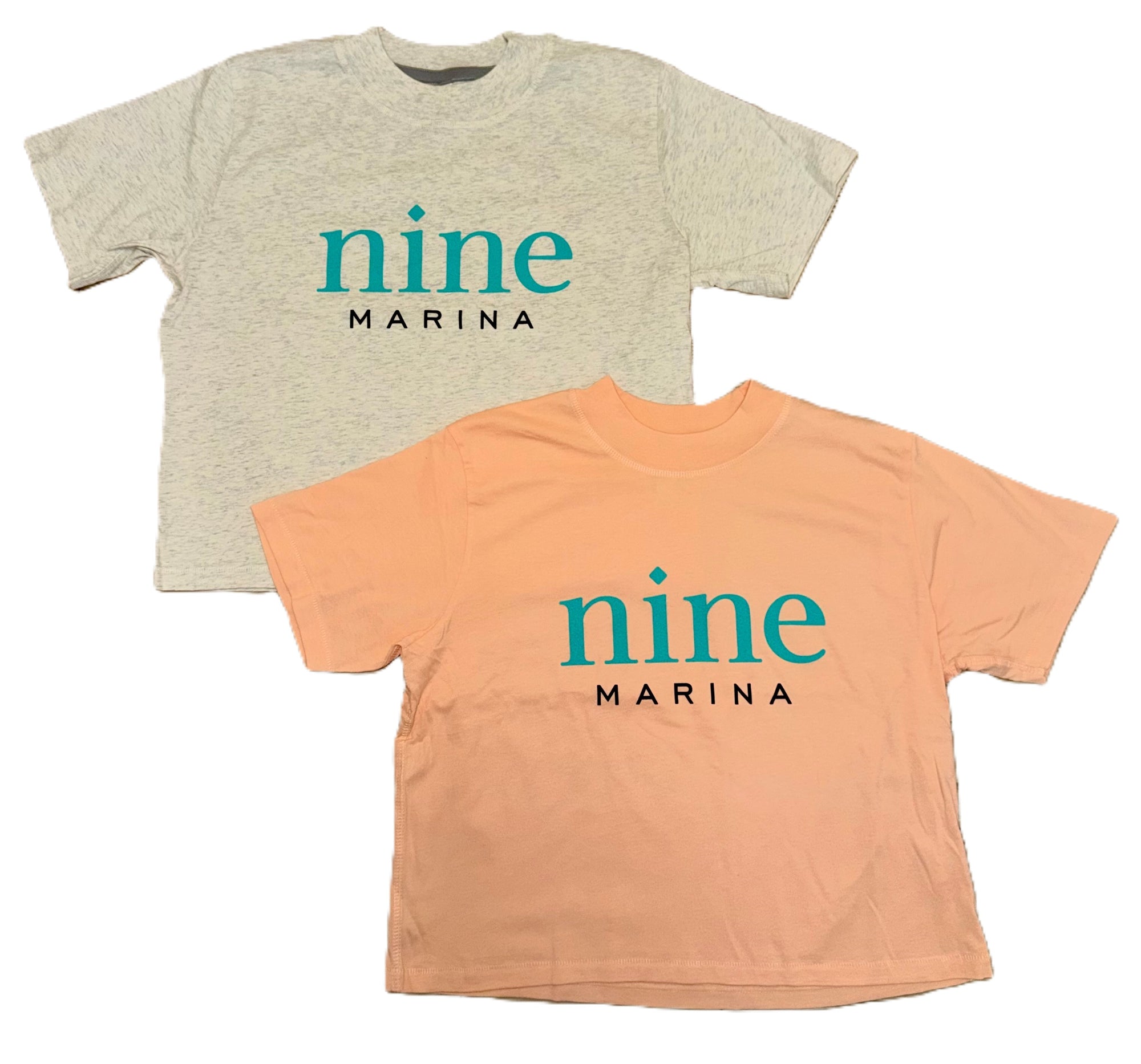 BRANDED - NINE MARINA STACKED CROP OAT/PEACHY