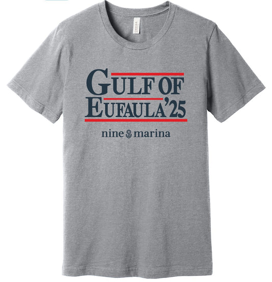GULF OF EUFAULA '25 - GREY T-SHIRT