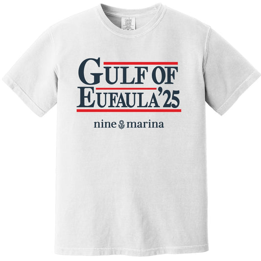 GULF OF EUFAULA '25 - WHITE T-SHIRT