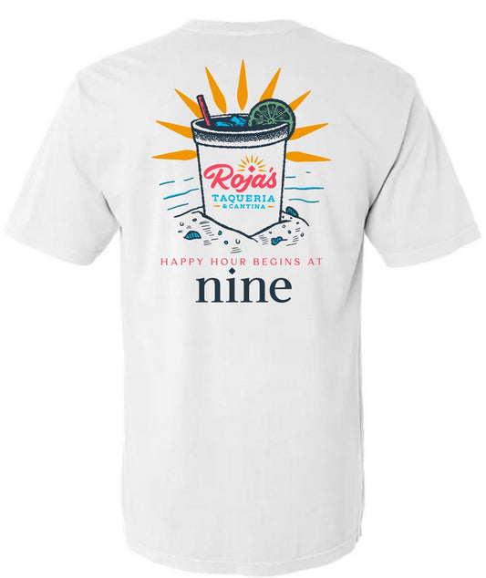 BRANDED TEE - ROJA'S CUP x NINE HAPPY HOUR