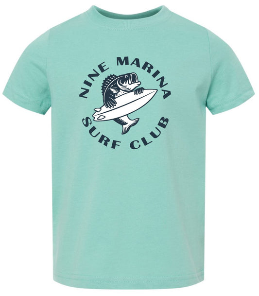 BRANDED - YOUTH BASS SURF CLUB MINT T-SHIRT
