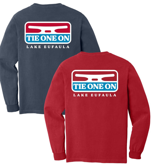 LONGSLEEVE '25 - TIE ONE ON NAVY/RED LONGSLEEVE