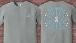 BRANDED - NINE SURF CLUB T-SHIRT BLUE & GREY