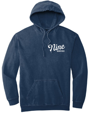HOODIE '25 - NINE SERVICE CORAL BOAT NAVY HOODIE