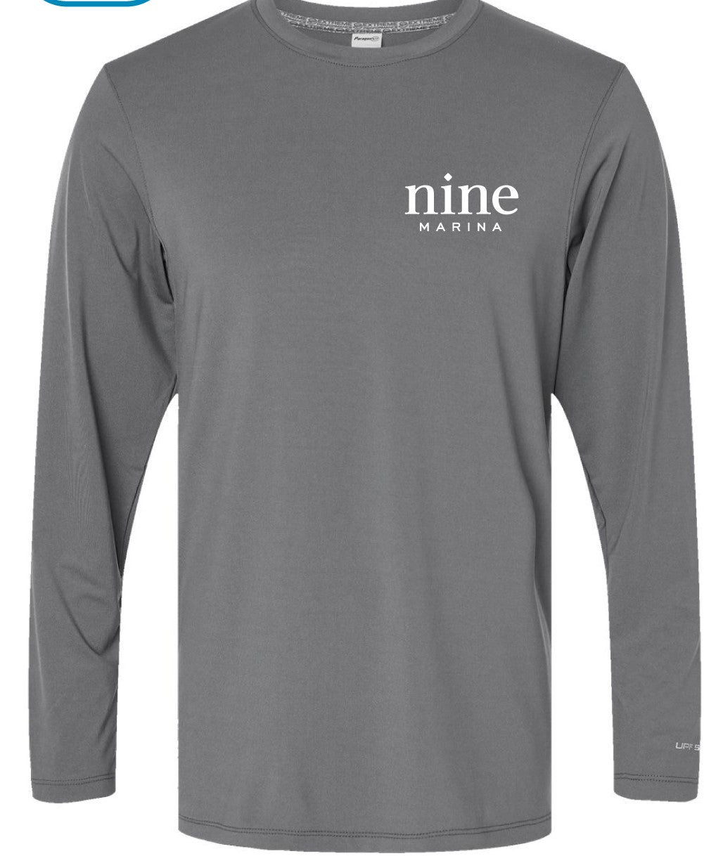 BRANDED TEE - TIE ONE ON GREY SUN SHIRT LONGSLEEVE