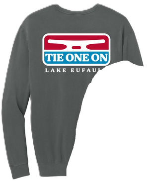 SWEATSHIRT '25 - TIE ONE ON GREY/TURQ SWEATSHIRT