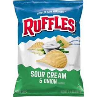 RUFFLES - SOUR CREAM & ONION