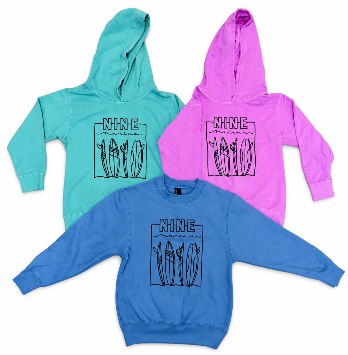 WINTER '26 - YOUTH 9 SURF CREW & HOODIE