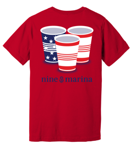BRANDED TEE - PATRIOTIC CUPS