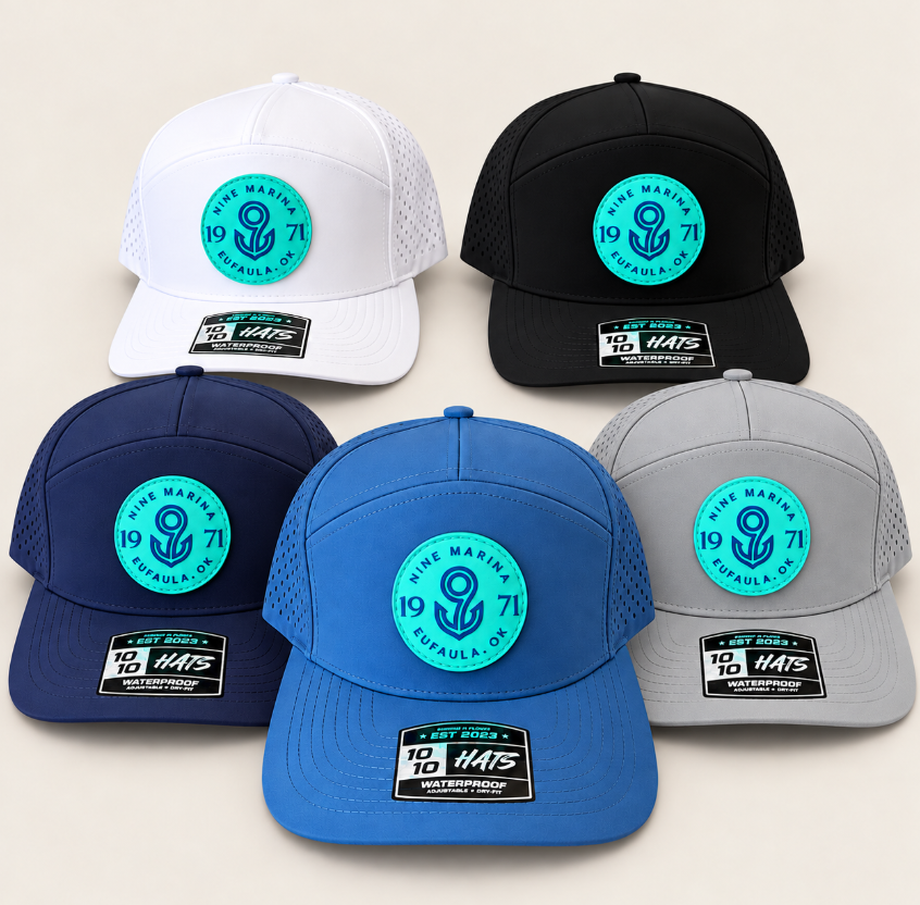 1010/26 - PVC TURQ 9 BADGE 7 PANEL