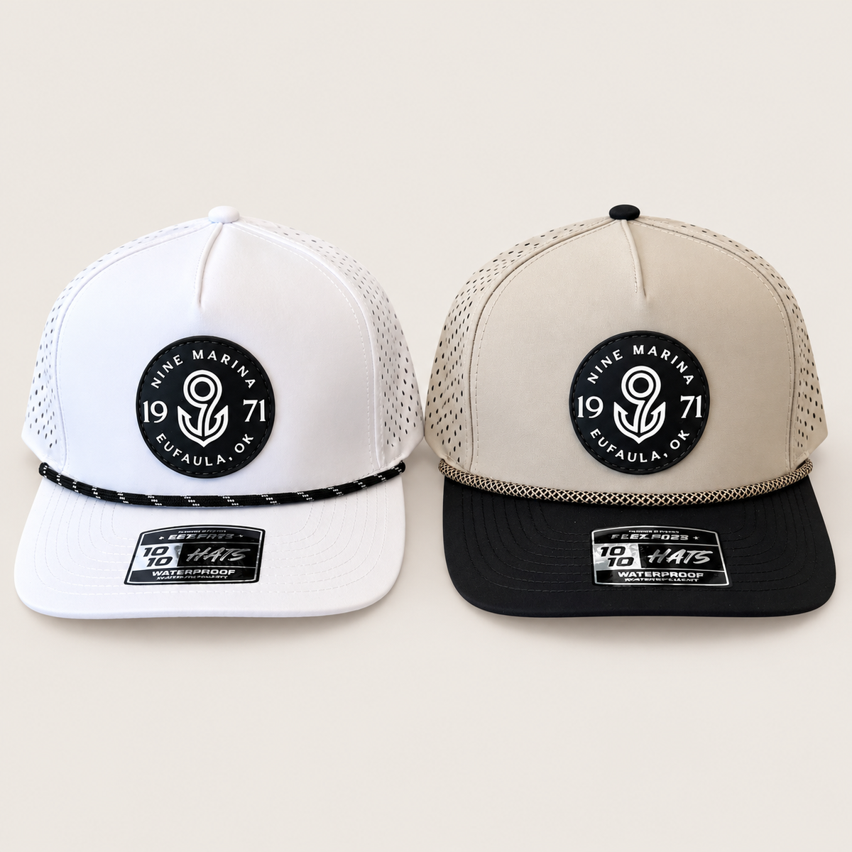 1010/26 - PCV BLACK BADGE ROPE 5 PANEL