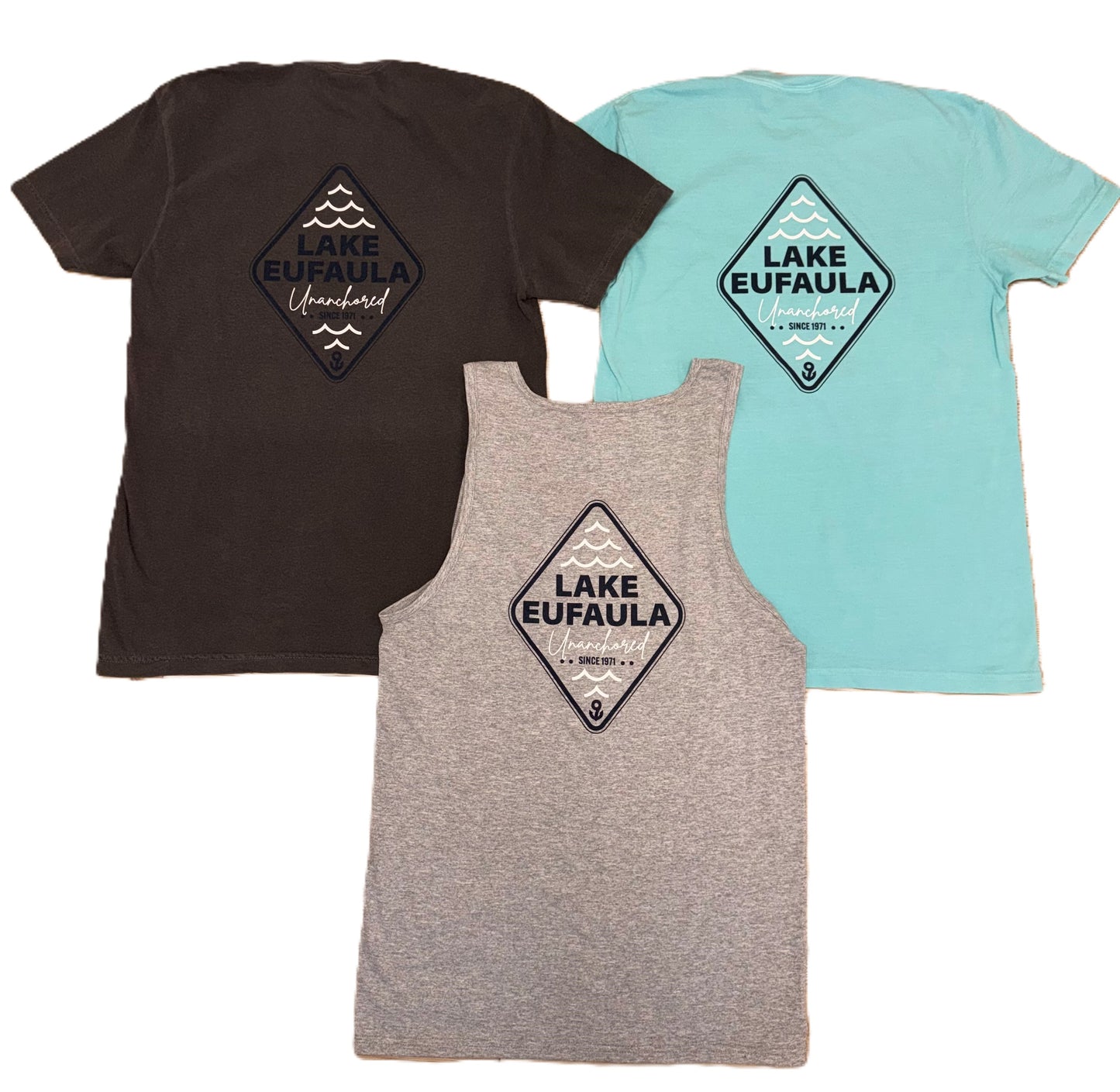 BRANDED - UNANCHORED WAVES TANK/TEE'S