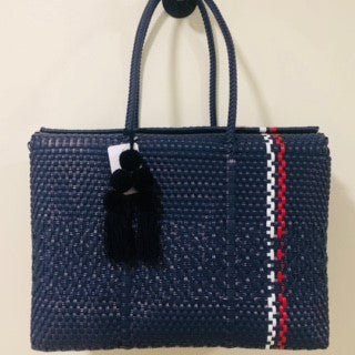 UN PUEBLO BOMBON NAVY W/ STRIPE