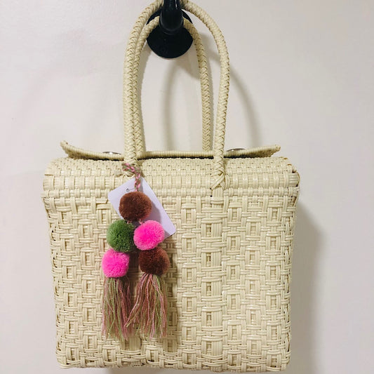 UN PUEBLO BOMBON MINI TOTE BONE